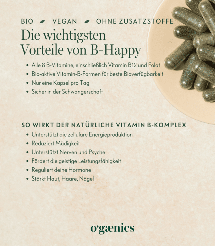 B-Happy für mehr Energie - Ogaenics