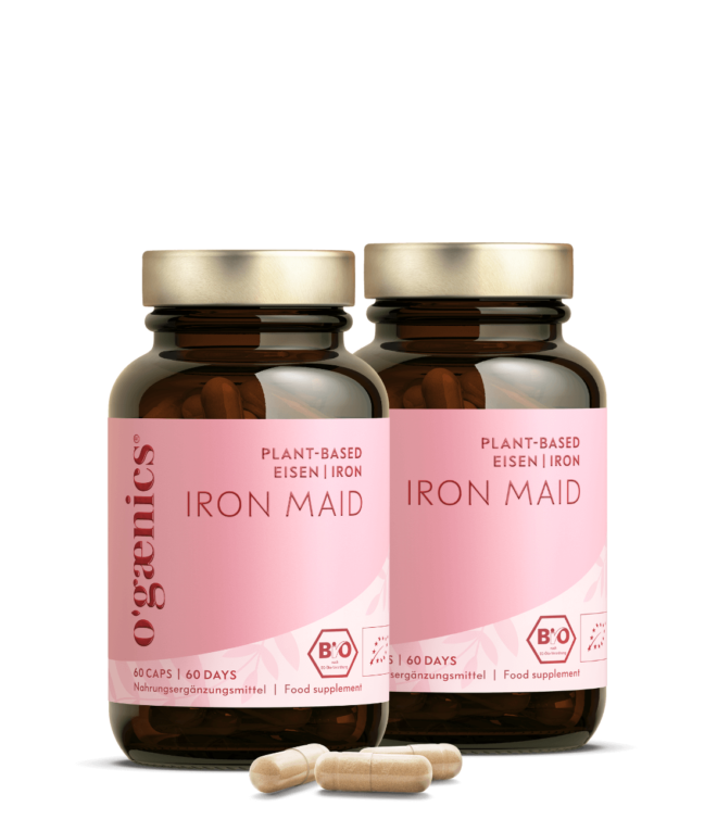 Set 2x Iron Maid | Plant-Based Organic Iron organic and vegan from Ogaenics