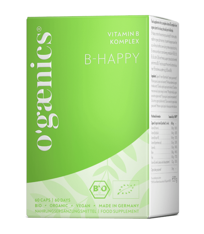 B-Happy | Bio Vitamin B Komplex für mehr Energie - Ogaenics