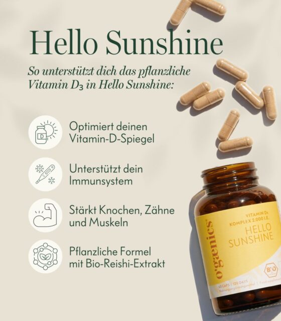 PDP Detailbilder Hello Sunshine Vitamin D3 Komplex 2000IE 60er