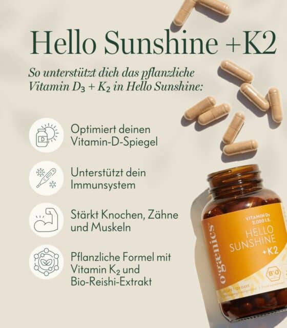 PDP Detailbilder Hello Sunshine Vitamin D3 plus K2 2000IE 60er