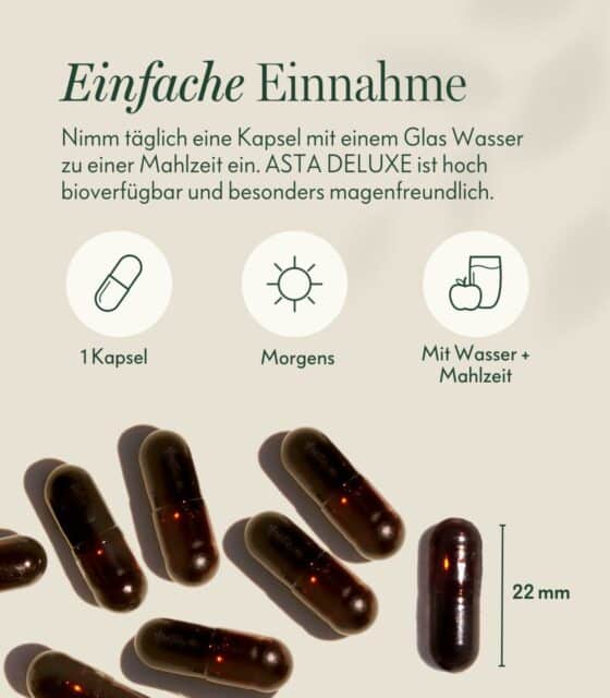 PDP Detailbilder-Asta-Deluxe-Bio-Algamo-plant-based-Astaxanthin-Einnahme