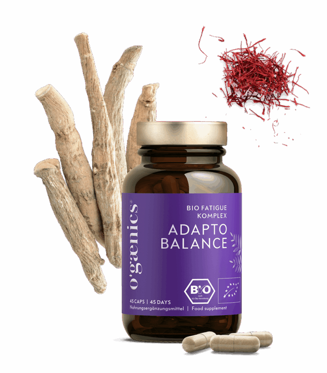 Adapto Balance: Täglicher Begleiter gegen Erschöpfung und Stress - Ogaenics