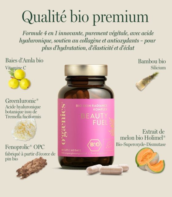 PDP - Images détaillées - BeautyFuel - Complexe éclat de la peau - Collagène - Complément alimentaire bio