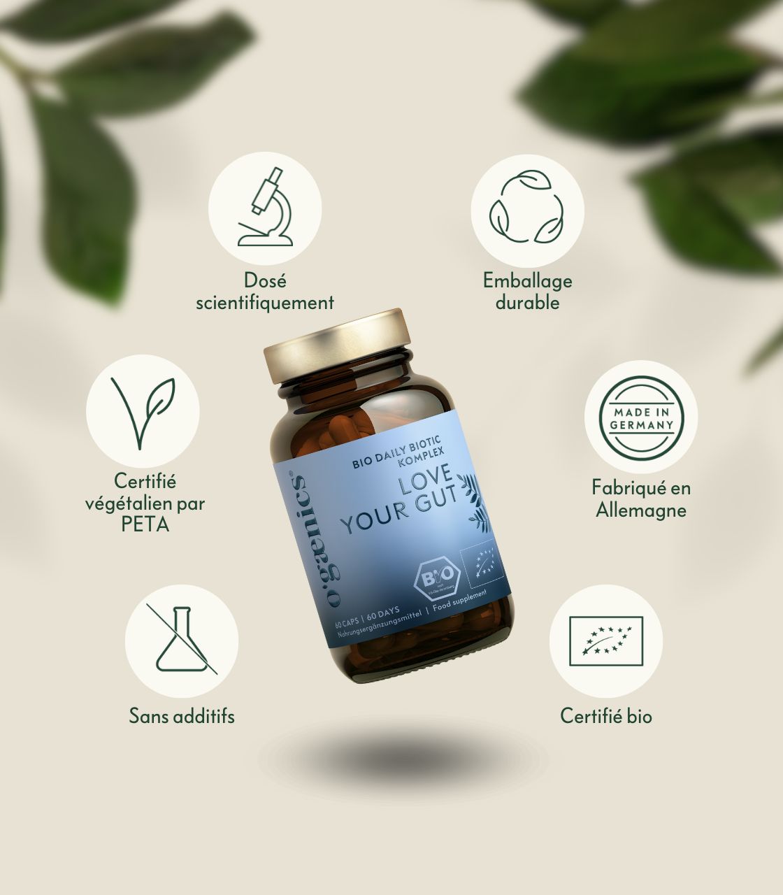 PDP-images détaillées-Love-Your-Gut-Daily-Biotic-Komplex-60-Qualité